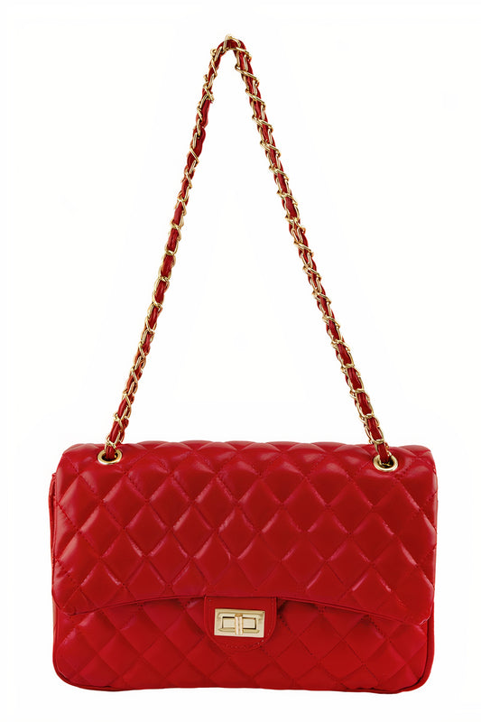 Diamond Quilted Crossbody Bag